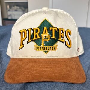 47 Brand Cooperstown Collection Pittsburgh Pirates Corduroy Brim SnapBack